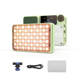 aputure amaran Ace 25X 25W Small Shooting Light, Dual Color Temperature, Magnetic Adsorption, Quick Release Function, 1/4 Screw Hole, Ideal for Live Streaming, Vlog, Auxiliary Lighting (Green)