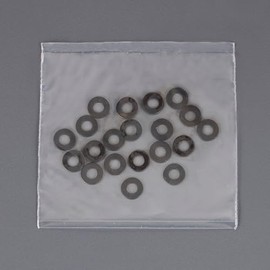 Esco EA949LX-1306F M6 Flat Washer (Stainless Steel, Black, ISO, 12 Pieces)