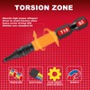 Geinxurn 30 Pieces T10 Impact Tough Magnetic Screwdriver Bit Set,