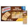 Lance Sandwich Cookies, Nekot Lemon Creme, 10 Individually Wrapped Packs,