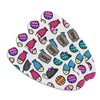 Cat Toys Mouse Fish Catnip Pattern Double-Sided Oval Nail File