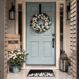 TopXmai Bigfoot Sasquatch Forest Door Mat 17 x 30,Camper RV Rugs for Inside,Camper Must Haves,Camping Decor Door Mat,RV Door Mats for Indoor Outside Entrance,Camping Camper Lover Gifts,ZH01-DD-105