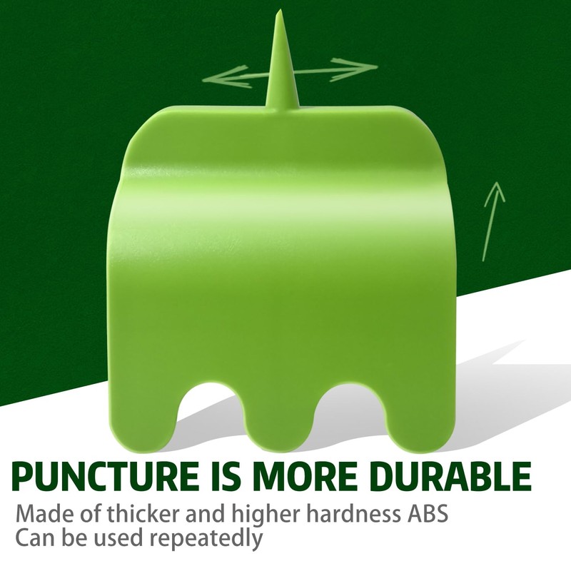 6-Pack Drywall Outlet Markers - with Hard Tip ABS Plastic