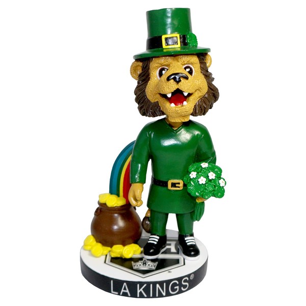 Los Angeles Kings Bailey Mascot St. Patrick's Day Bobblehead |