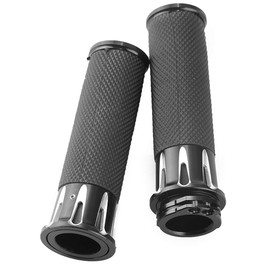1" Motorcycle CNC Handlebar Grips for Harley Sportster XL883 XL1200 48 2004-2015
