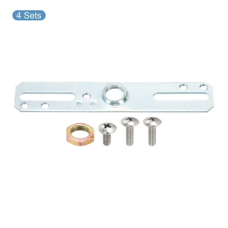 MECCANIXITY Light Fixture Crossbar Kit, 100x20mm Mounting Bracket Ceiling Light