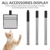 PUPTECK Fast Sifting Cat Litter Scoop - Long Handle Chicken