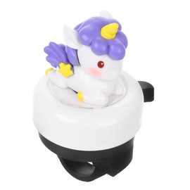 Yardwe Unicorn Bike Bell White Bicycle Bell for Girls Bike Horn Cute Bike Ring Bell Clear Sound Bike Accessories for Adults Girls Boys 3D Style