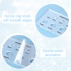2 Pcs Bead Measuring Ruler Bead Sizer Chart Size Chart