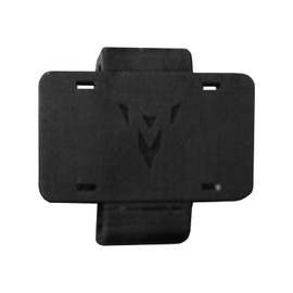 Minimalist Gear Co FitBark GPS Fastener Buckle for Dog Tracker, GPS Pet Tracker Strap Attachment Clips for Dogs Works with Any Collar, Smart Activity Tracker Fastener Durable Semi-rigid (Black) (1.25)