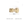 ZONADAH Hose Swivel Adaptor, Free Kinking Connector, Solid Brass Made,
