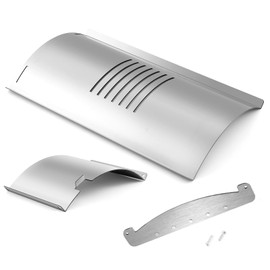Flame Broiler Kit Heat Deflector PB700FB Grill Replacement Parts for Pit Boss Flame Broiler Slide Cover Bottom Kit 700 Series 700FB 700 FB FB700 PB700 700D PB700S Pit boss Broiler Plate Heat Diffuser