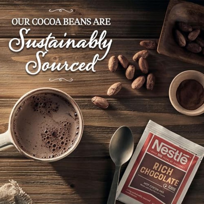 Nestle Hot Chocolate Packets, Hot Cocoa Mix, Rich Chocolate Flavor,
