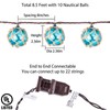 Decorative String Lights Plug in with 10 Incandescent Bulbs, Nautical