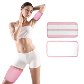 Viiotu 2 Pcs Castor Oil Pack Set, Adjustable Castor Oil Wrap Sets, Castor Oil Wrap Pad, Arms, Legs, Organic Castor Oil Pack (pink)