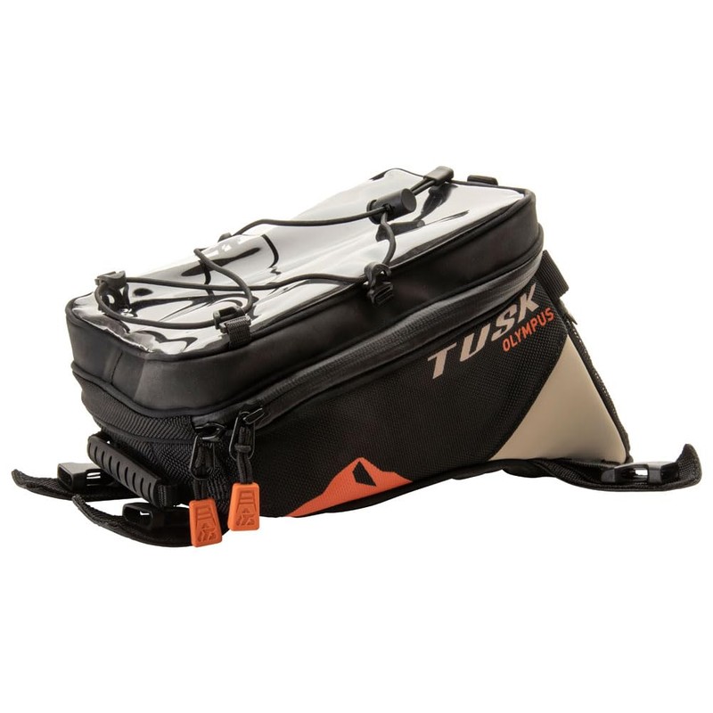 Tusk Off-Road Tusk Olympus Tank Bag Small Black/Tan For KTM