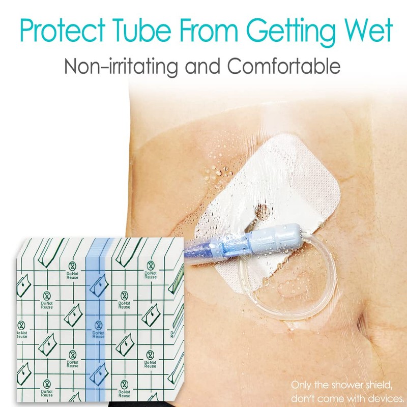 Shower Protector | 10x12 Inch Dialysis Catheter Shower Cover |