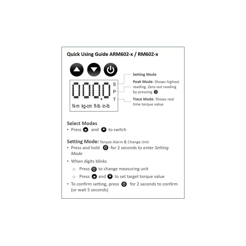Durofix RM602-3 3/8” Digital Torque Adapter (8-80 Nm) with Buzzer,