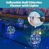 Pool Chlorine Tablets Floater,Easy Opening Chlorine Floater | Waterproof Solar