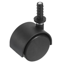 PATIKIL Vacuum Cleaner Front Wheel, Cleaner Nylon Small Universal Wheels Assembly Replacement for Vacuum Cleaner Dryer, Black