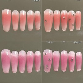 (3+1)Water Ink Daily Cheek Nail – Round / (3+1)물먹 데일리 치크 네일 - 라운드
