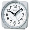 Seiko Clock KR335S Table Clock, Silver Metallic, Body Size: 4.3