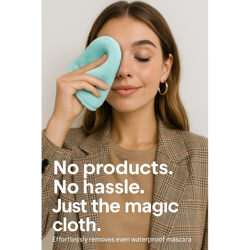 Wipe It Pretty – Reusable Makeup Remover Cloths – 4-Pack
