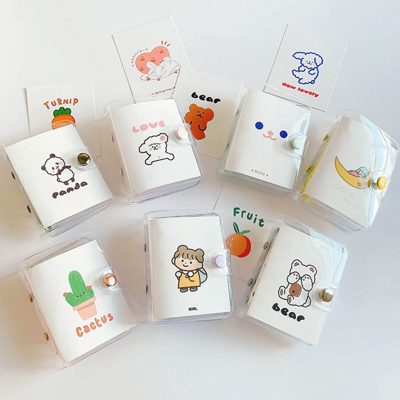 Personal Notebook, Notepad, Mini Organizer, Pocket Size, PVC Clear Material,