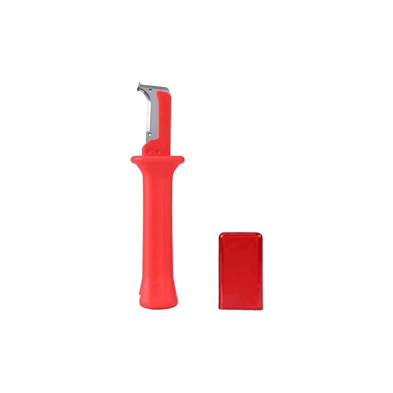 Cuchillo Pelacables Eléctrico de Seguridad, Aislamiento Rojo