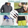 Winsyison 6pcs Drawstring Cord with Spring Threader Tool, 57.4in Hoodie