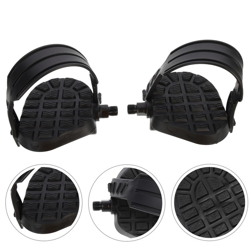 Outanaya 1 Pair Indoor Cycling Pedals Bike Pedals for Exercise