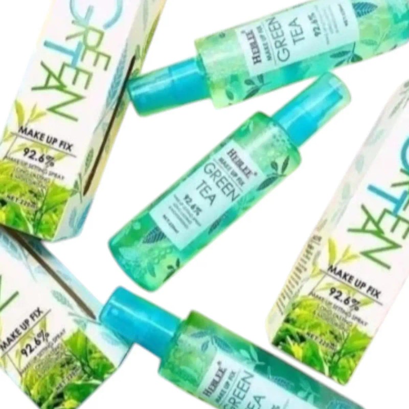 Fijador Maquillaje Esencia Té Verde Make Up Fix Durax 2pzas