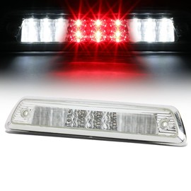 Auto Dynasty - For Ford F-150 / Lincoln Mark LT ABS Plastic Two 2 Dual Row LED third 3rd brake light (Clear Lens) - 12th gen