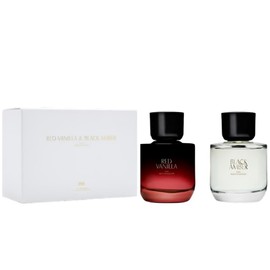 Zara Red Vanilla & Black Amber Perfume for Women Eau de Toilette Set 2x 90ML (3.0 FL. OZ.) Warm & Spicy Floral Fragrance with Vanilla, Amber & Musk