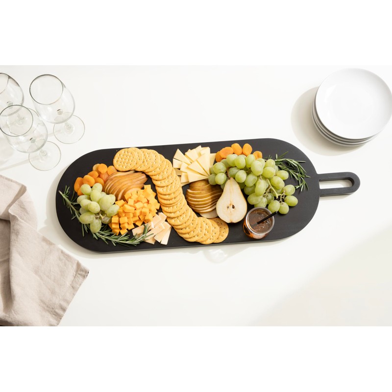 Kate and Laurel Staven Transitional Capsule Serving Board; 30 x