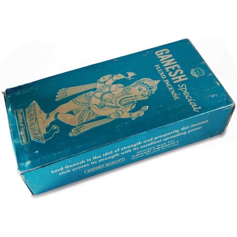 Ganesh Traditional Fragrance Special Fluxo Incense Sticks 12 Pack of