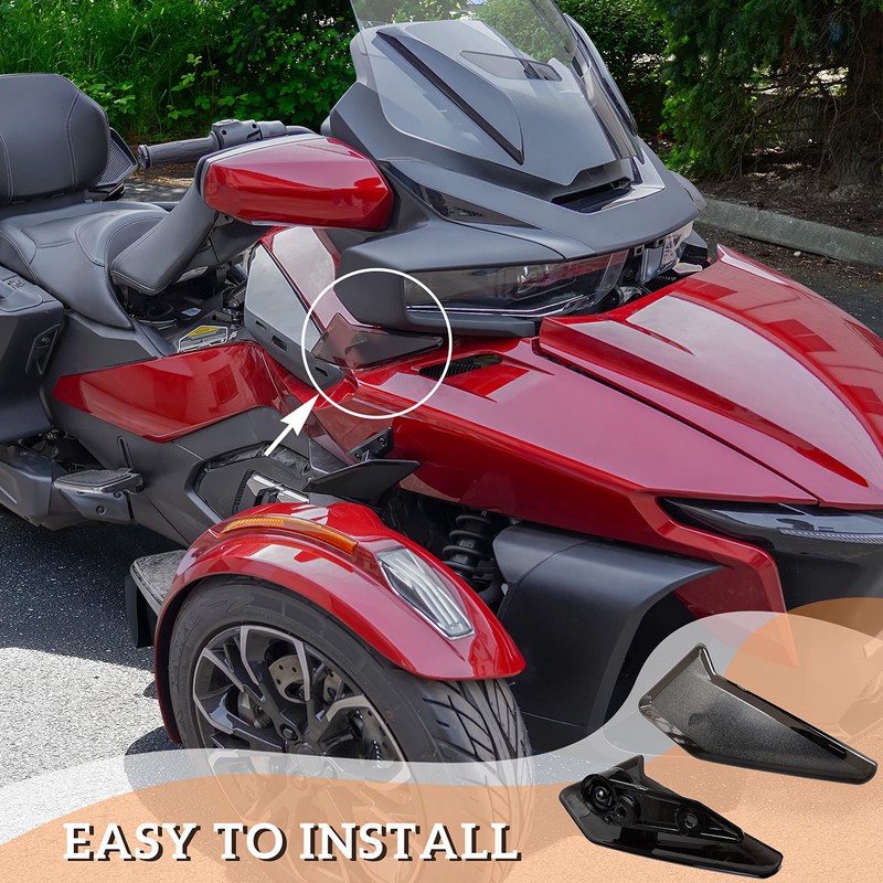 SAUTVS Adjustable Side Air Deflectors for Can Am Spyder RT