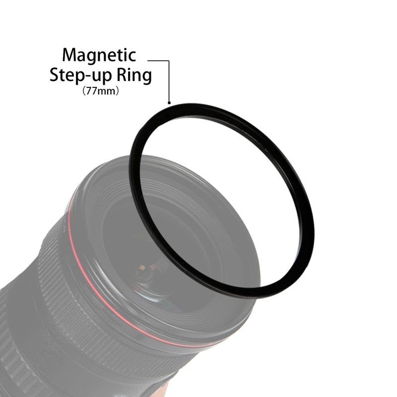 Haida Magnetic Step-up Ring 67-82mm Adapter Step Up Ring for