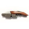 ASC Professional Deluxe Corkscrew with Wood Inlay Inc. Cork Screw,