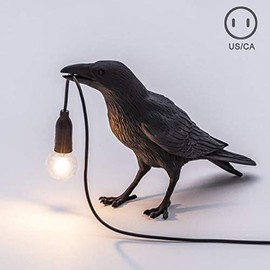 Aooxida Wall Sconce Lighting Office Wall Decor Crow Desk Lamp Bedroom Bedside Light,Lights for Wall Bathroom Light fixtures Wall lamp with Plug in Cord