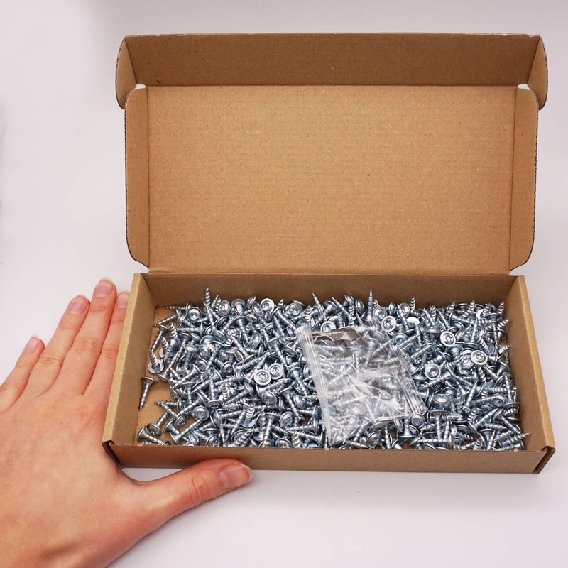 SKIR'CO (Pack of 500) Galvanised Steel 4.0 x 16mm Wood