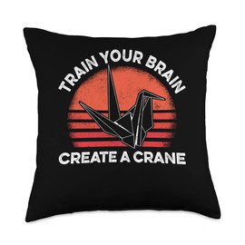 Origami For Origami Master Origami Artist Folding Paper Art Throw Pillow