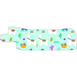 Nasogastric or Oxygen Tube precut Adhesive Tape Party Llama Theme x 10 Pack. (Left Side)