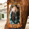 West Wanted Photo Prop, Large Wanted Poster Photo Prop Fun