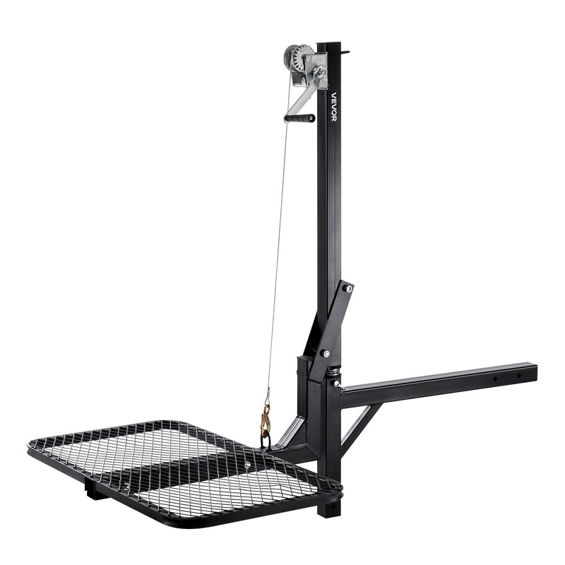 VEVOR Hitch Deer Hoist with Lifting System Platform, 300 lbs