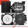 A-Premium Left Engine Radiator Cooling Fan Assembly Compatible with Select
