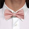 ZENXUS Pre-Tied Bow Ties, Formal Solid Tuxedo Bowties, 3 Sizes