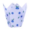24 PME Tulip-Shaped Muffin Cases, Blueberry, Purple