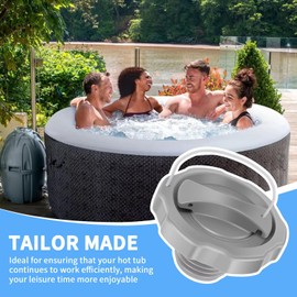 GSHLGAO P05767 Air Valve Cap, Hot Tub Replacement Parts, Compatible with Coleman Bahamas Airjet Saluspa Lay Z Spa Inflatable Hot Tub Replacement One Way Air Valve Cap