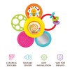 KiddoLab Infant Spin, Rattle and Teether Toy. Baby Multi-use Toy